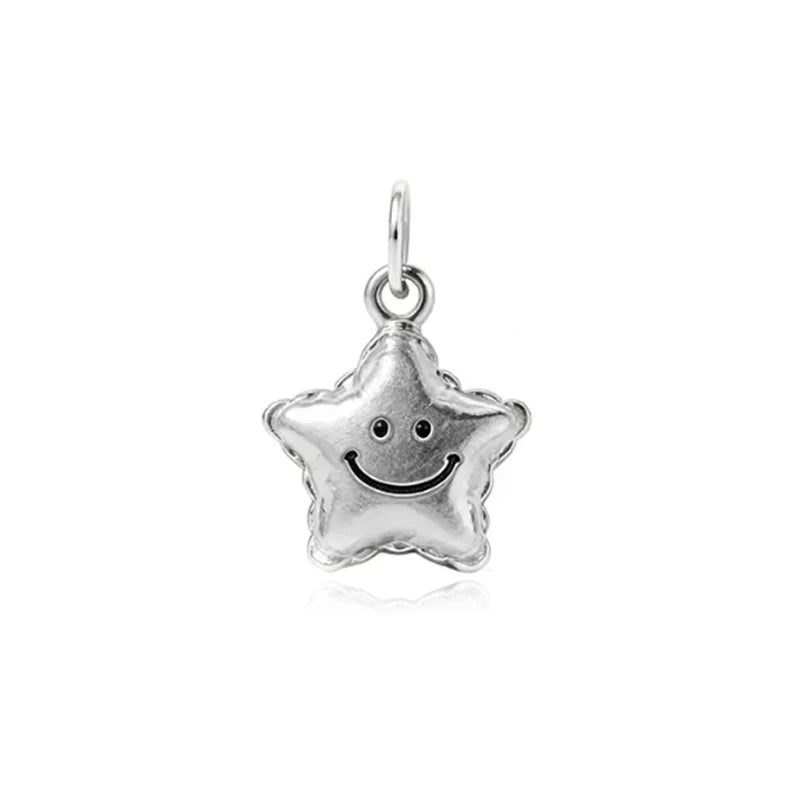 Fashion Cute 3D Smiling Star Pendant DZ1830