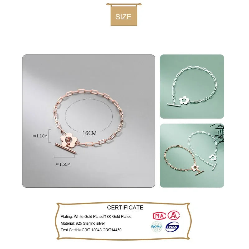 Flower Chain Bracelet DB1193