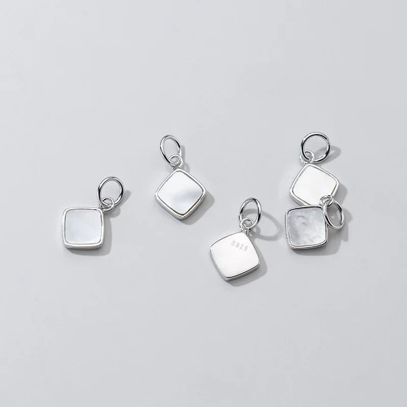 Shell Geometric Charm Pendant Handmade DIY Accessories DZ52