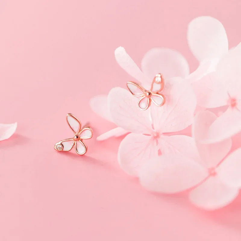 Butterfly Glaze Stud Earrings DB1271