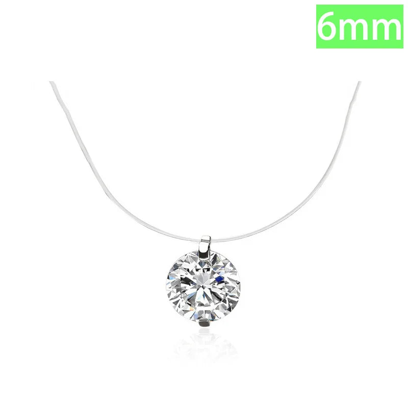 TrustDavis Real 925 Sterling Silver Fashion Fish Line Pearl Zircon Charm Pendant Handmade DIY Accessories Fine Jewelry DZ1711