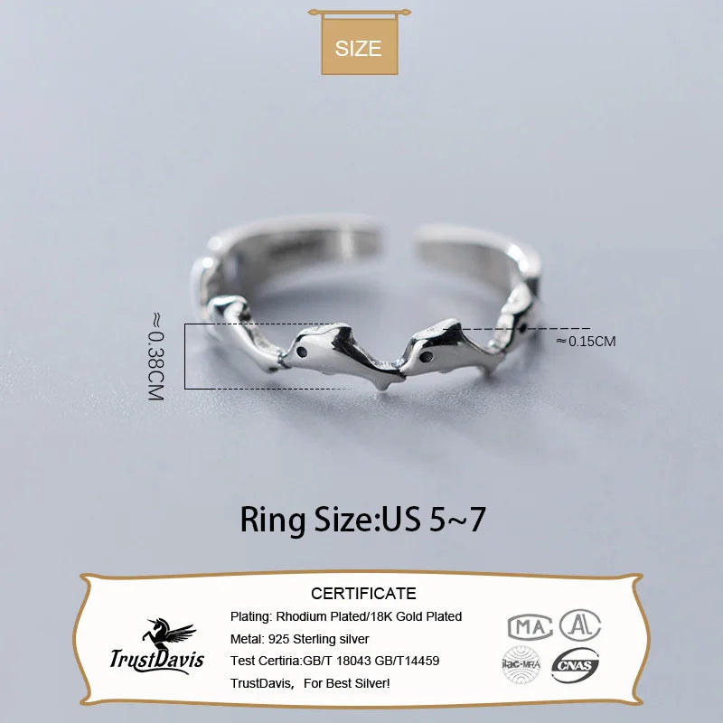 Animal Dolphins Ring DA30