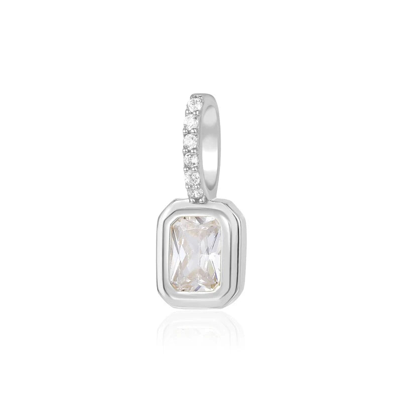 TSquare Colored Zircon Charm Pendant DZ1695