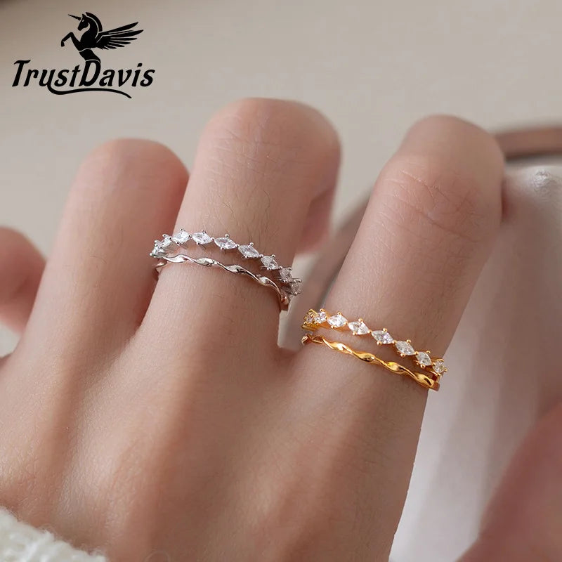 Double Layer Wave Rings DS3910