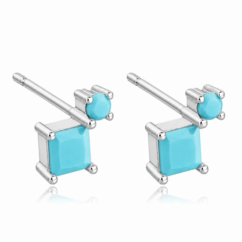 Stacked Colored Zircon Earrings DS4916