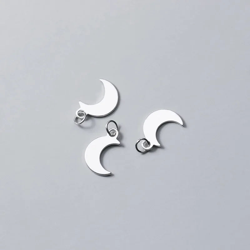 Moon Charm Pendant Handmade DIY Accessories HY956