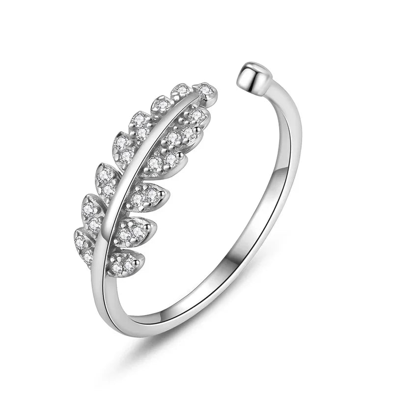 Leaves Opening Finger Ring DS958