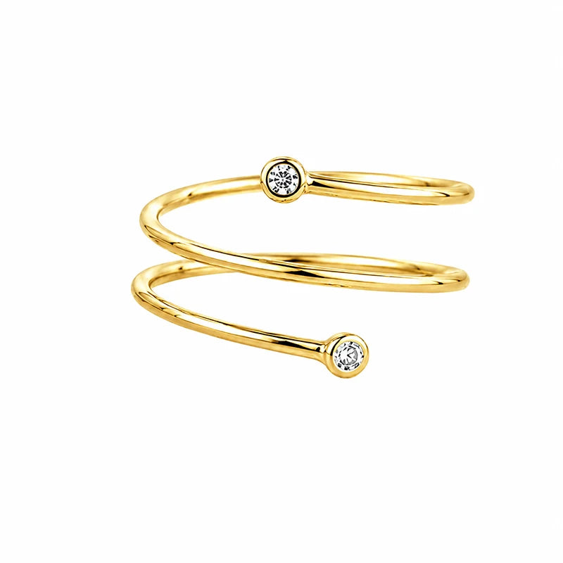 Three‑Layer Wrap Open Ring for Women Daily Wear Jewelry Gift DS4988