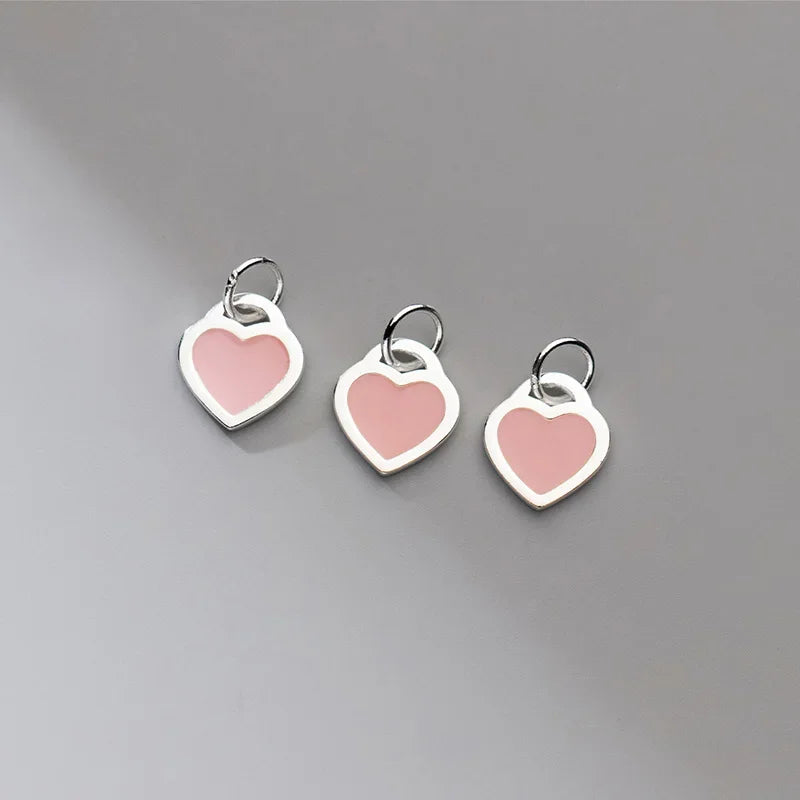 Glaze Heart Love Pendant HY881