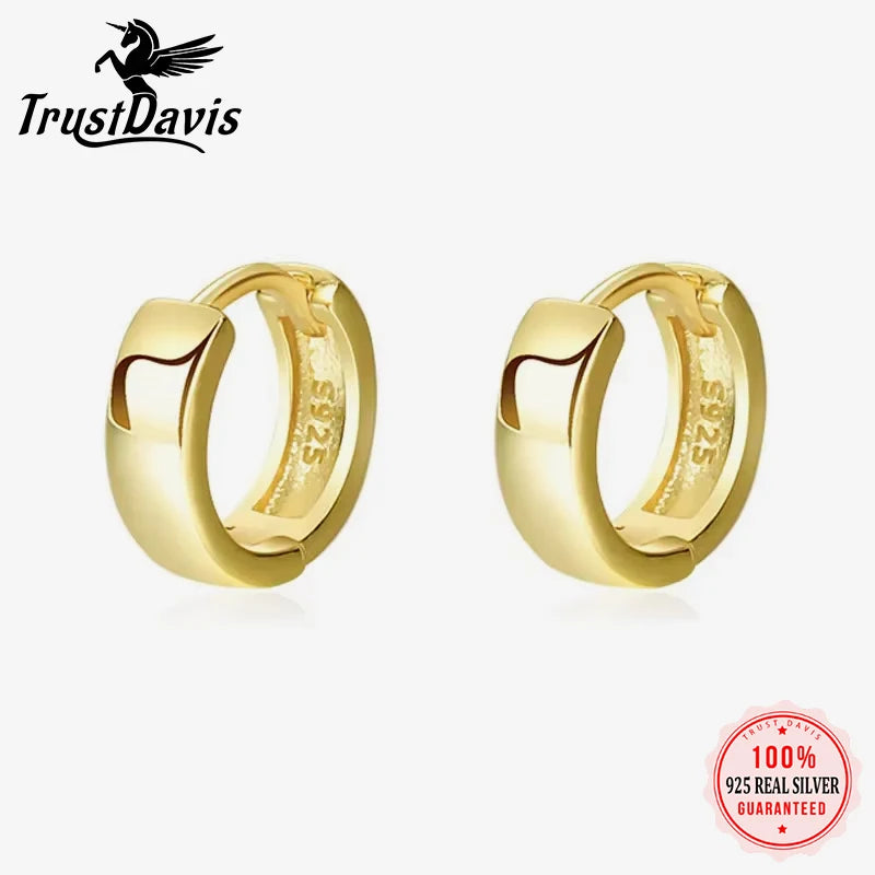 18K Gold Mini Hoop Earring LB132