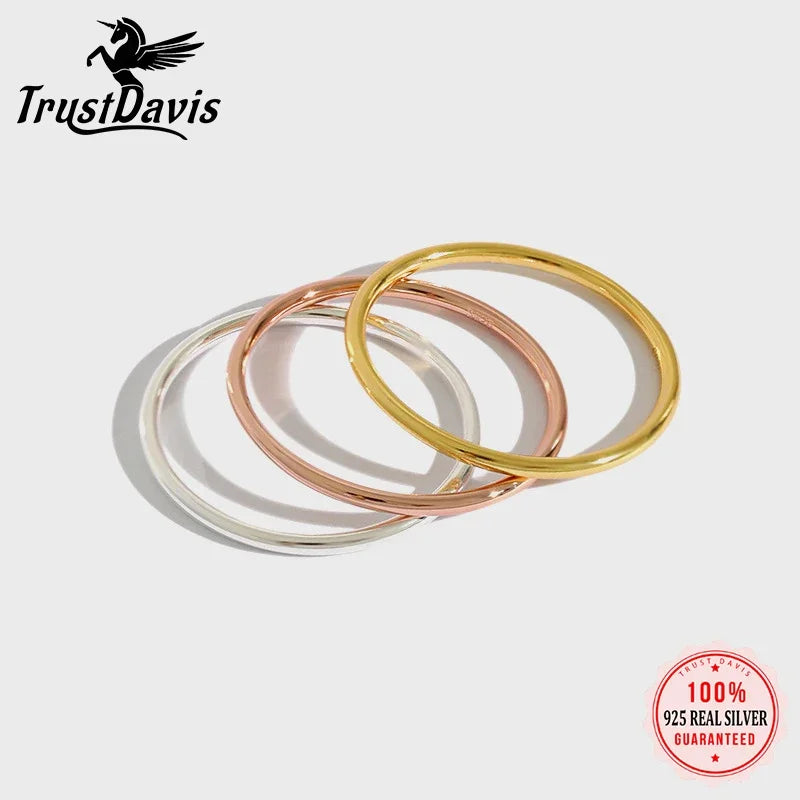 FASHION Smooth lines Finger Ring DA459