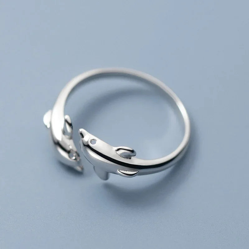 Animal Dolphin Opening Rings DG0142