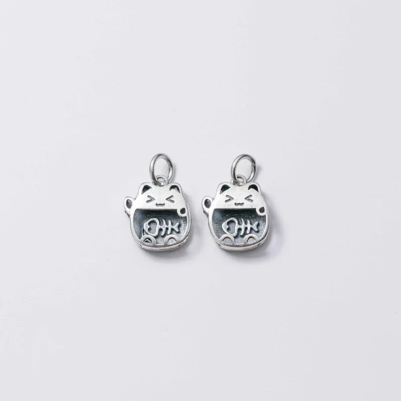 Cat Fish Charm Pendant HY962