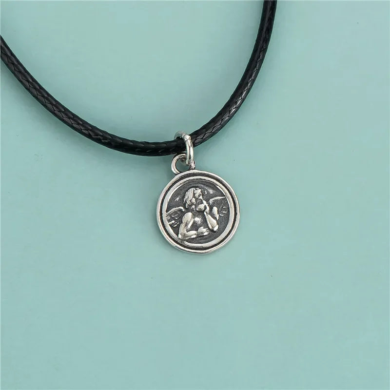 Cherub Charm Pendant Handmade DIY Accessories Fine Jewelry DZ669