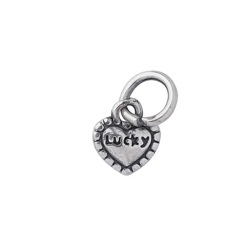 Heart Charm Pendant Handmade DIY Accessories DZ1646