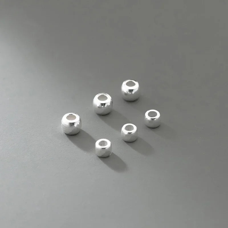 Round Separator Beads Pendant Handmade DIY Bracelet Accessories Jewelry HY937