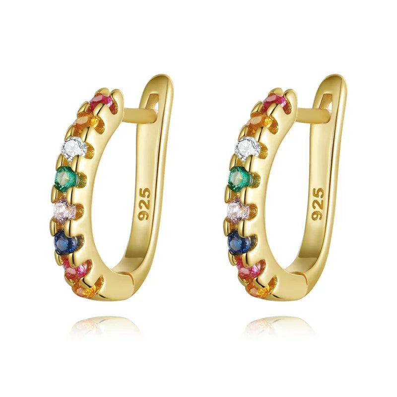 Colors Dazzling Hoop Earrings DS4320