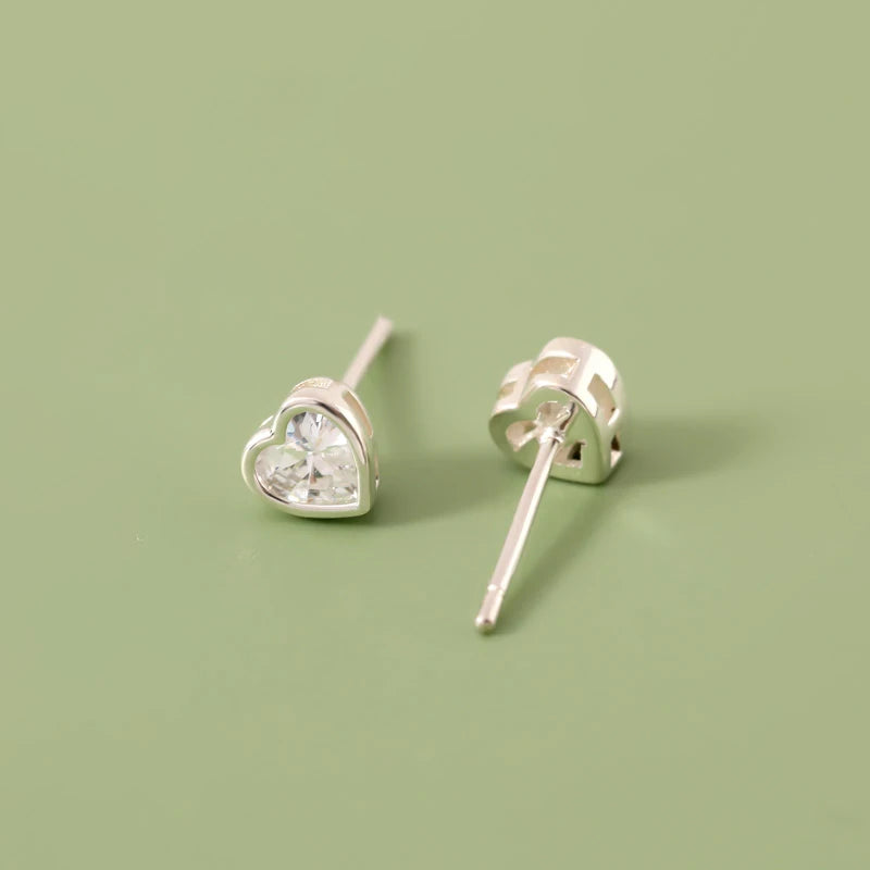 Romantic Heart Stud Earrings DE0038