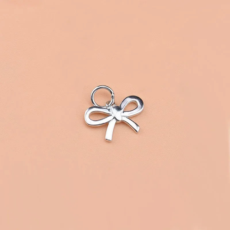 Bowknot Charm Pendant Handmade DIY Accessories HY090