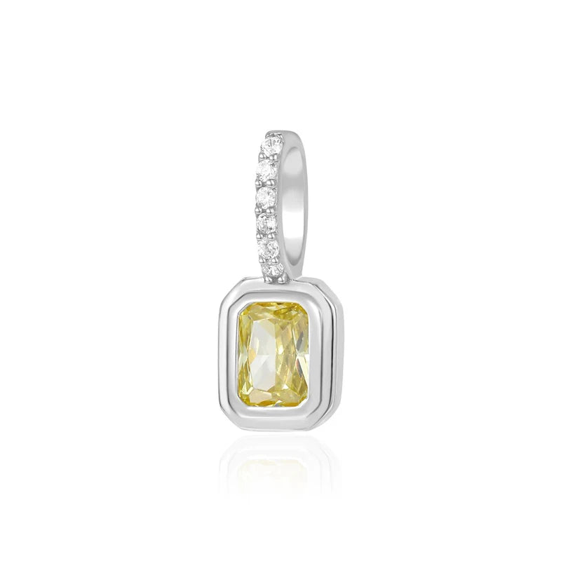 TSquare Colored Zircon Charm Pendant DZ1695
