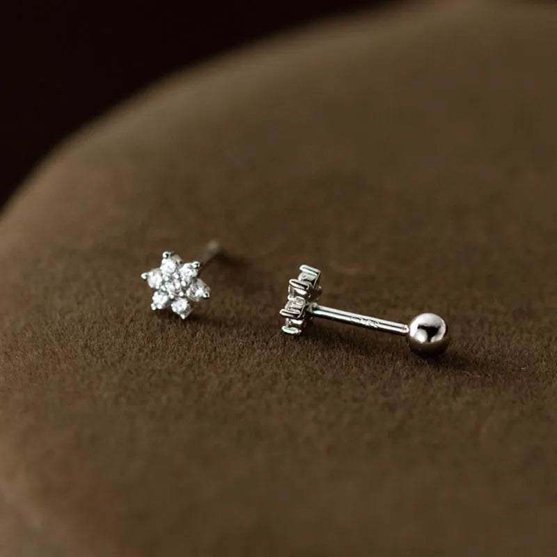 Flower Zircon Stud Earring DS4902