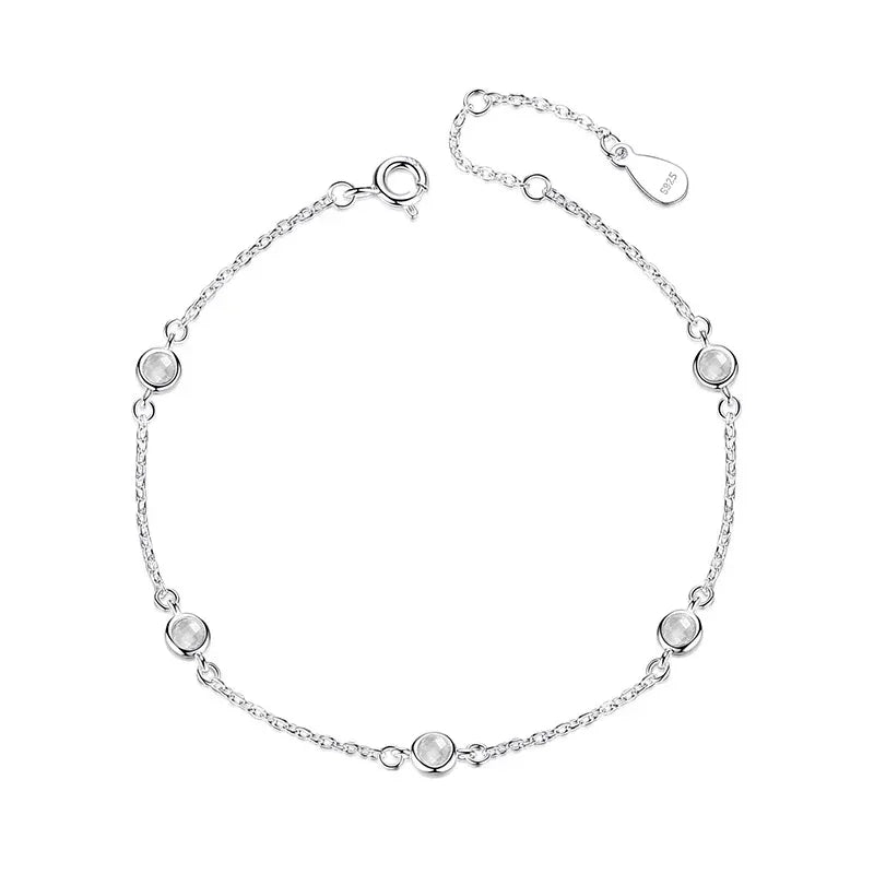 Sweet Round Colour Zircon Bracelet DA2689