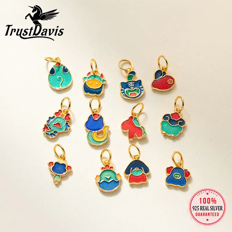 Animal Chinese Zodiac Charms Pendant DZ1806