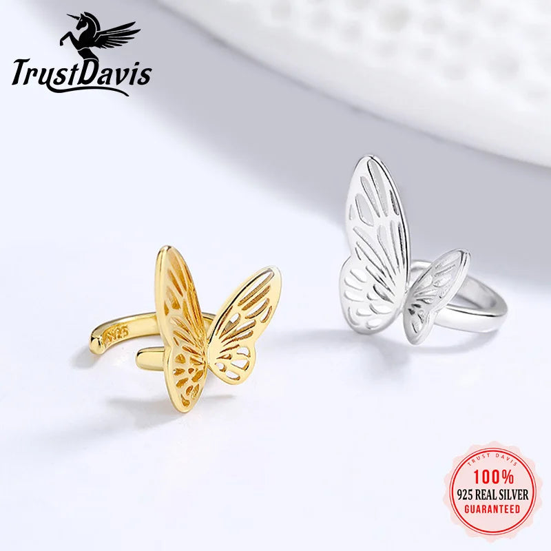 Butterfly Ear Cuff Clip On Earrngs DS3603