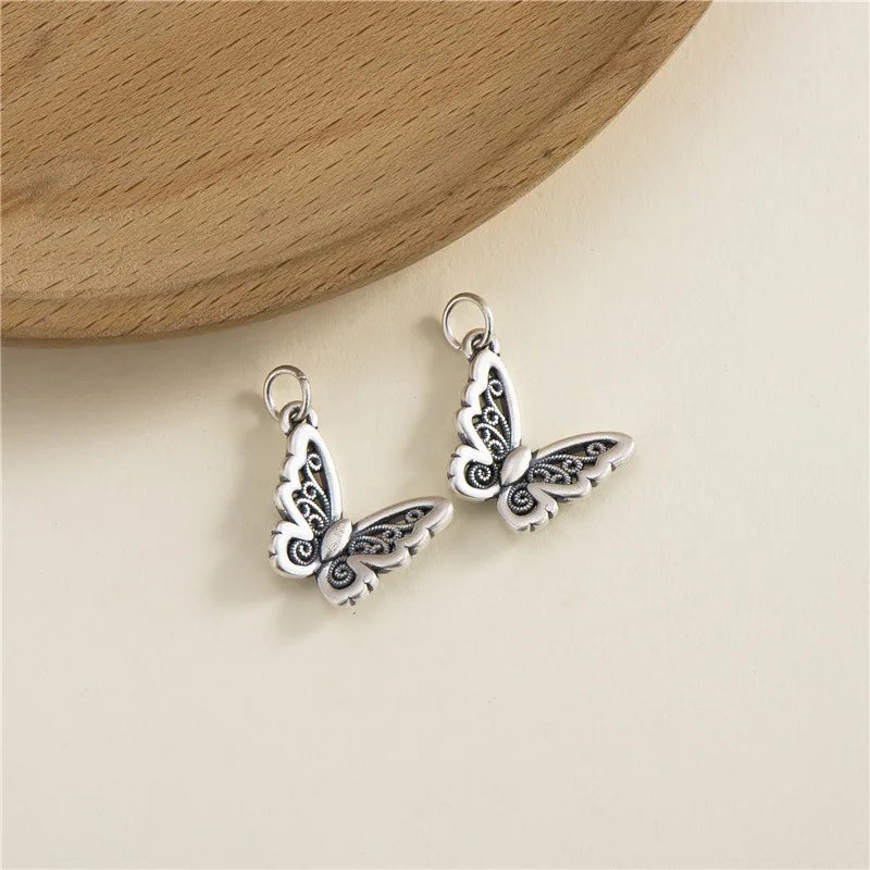 Butterfly Charms Pendant DIY Accessories Jewelry DZ1657