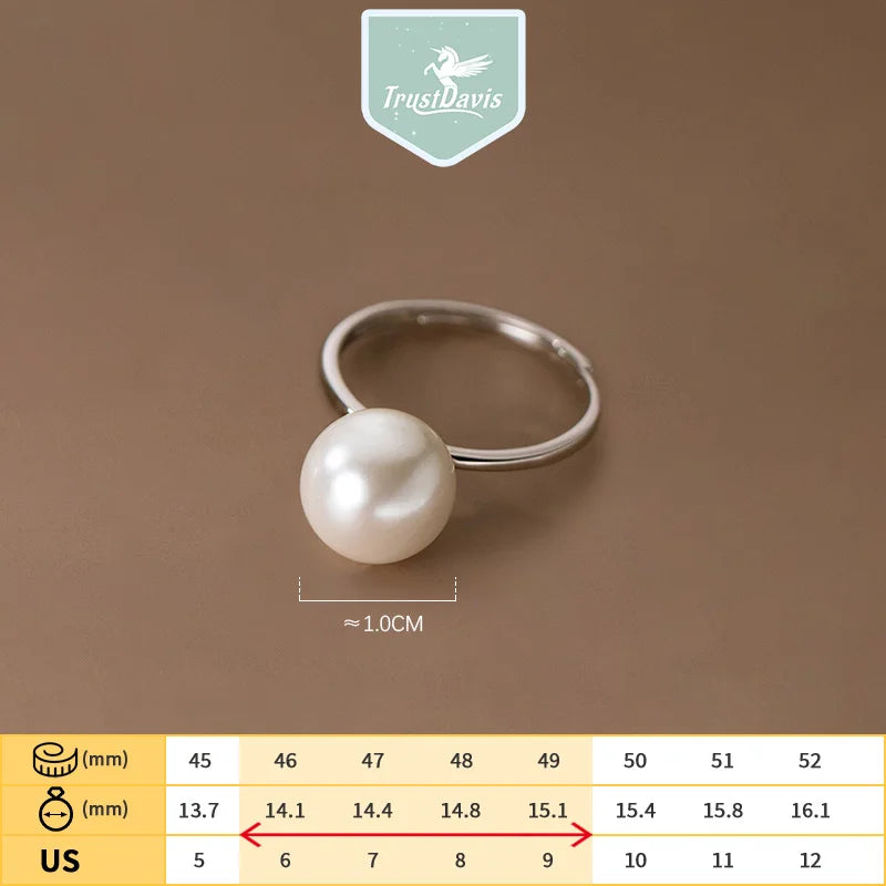 Pearl Cocktail Opening Ring DS3911