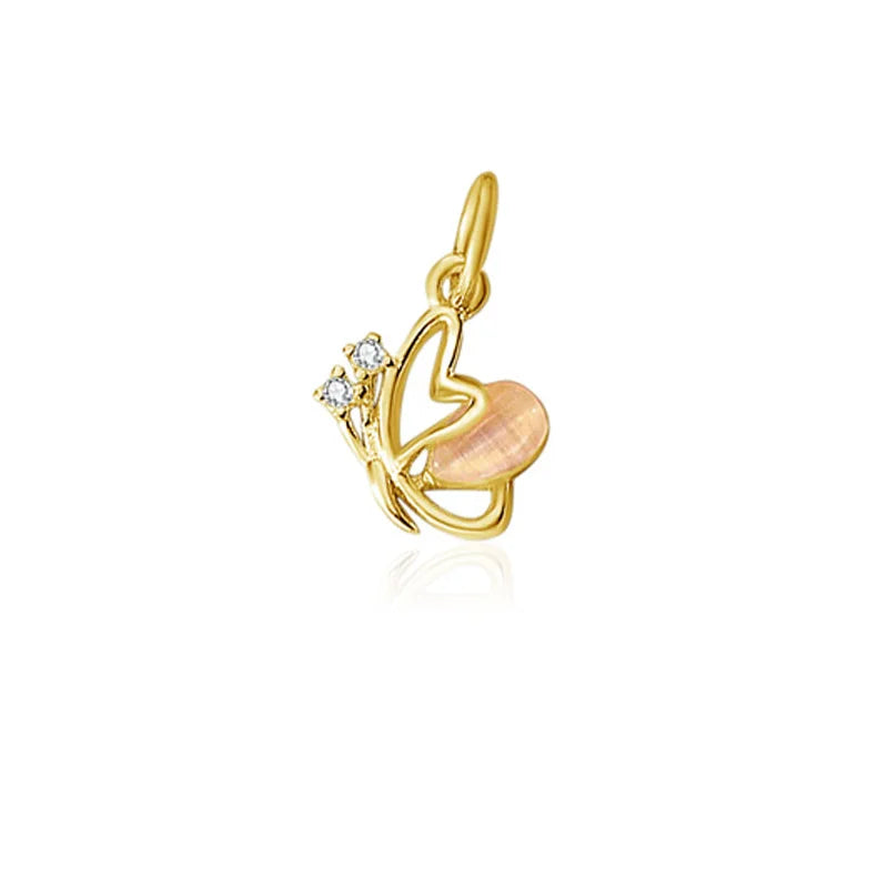 Butterfly Charm Pendant Handmade DIY Accessories DZ1713