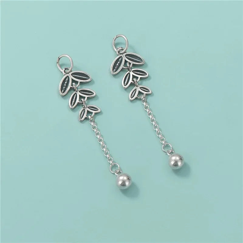 Leaves Tassel Chain Pendant HY510