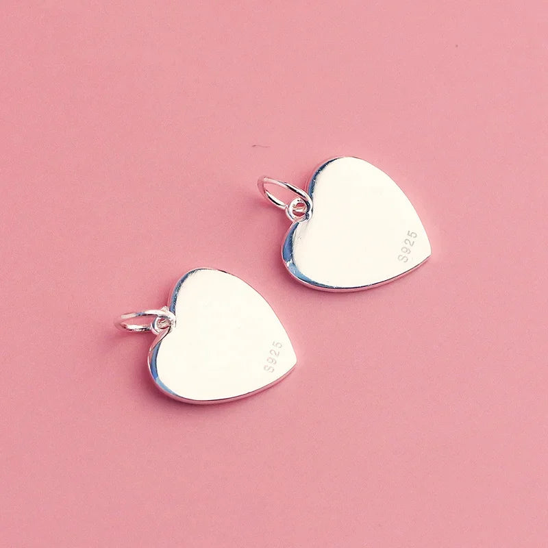 Checkerboard Heart Pendant HY591