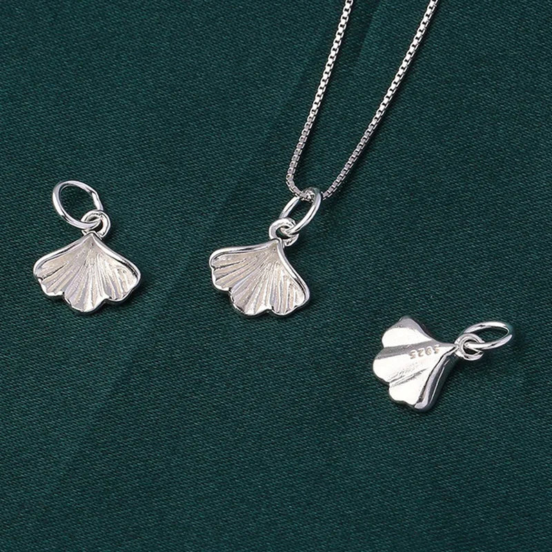 Ginkgo biloba leaves Plant Bracelet Necklace DIY Accessories DZ1647