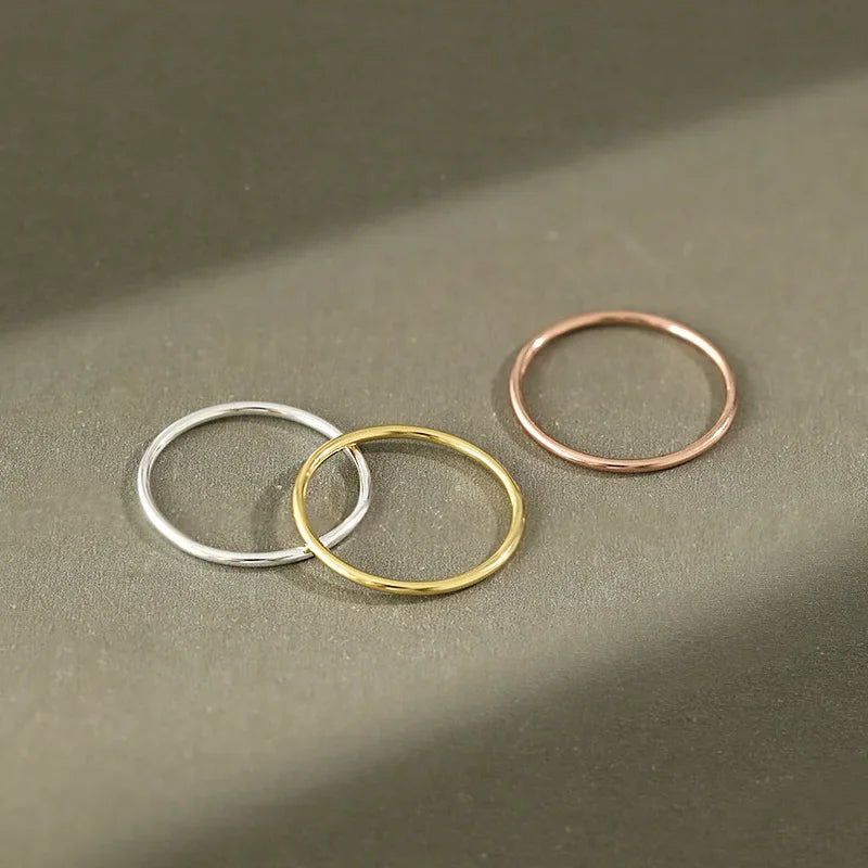 FASHION Smooth lines Finger Ring DA459