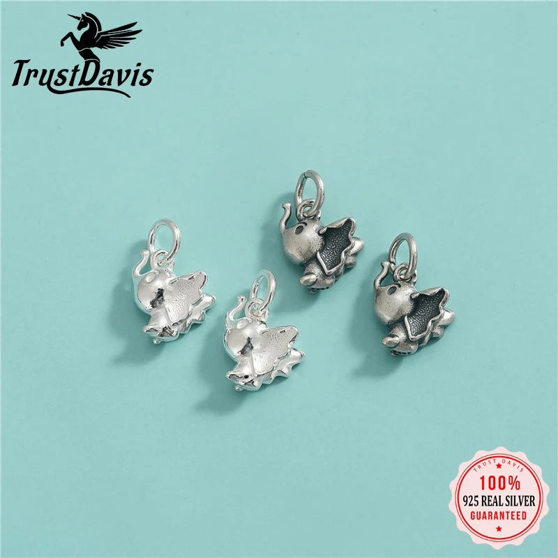 Cute Little Flying Elephant Pendant Pendant DZ1826