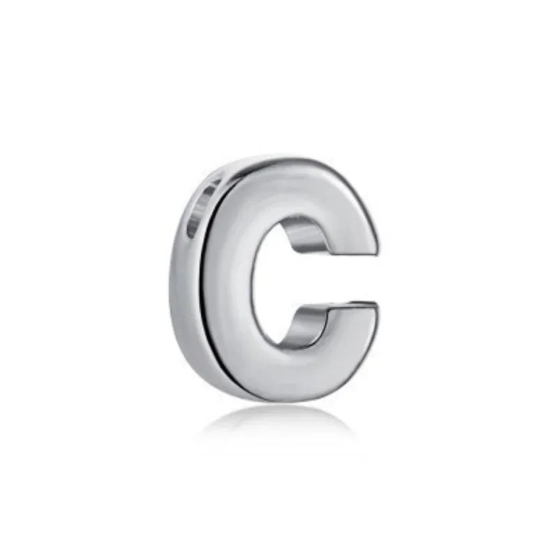 26 Letter Silver Necklace DA3148