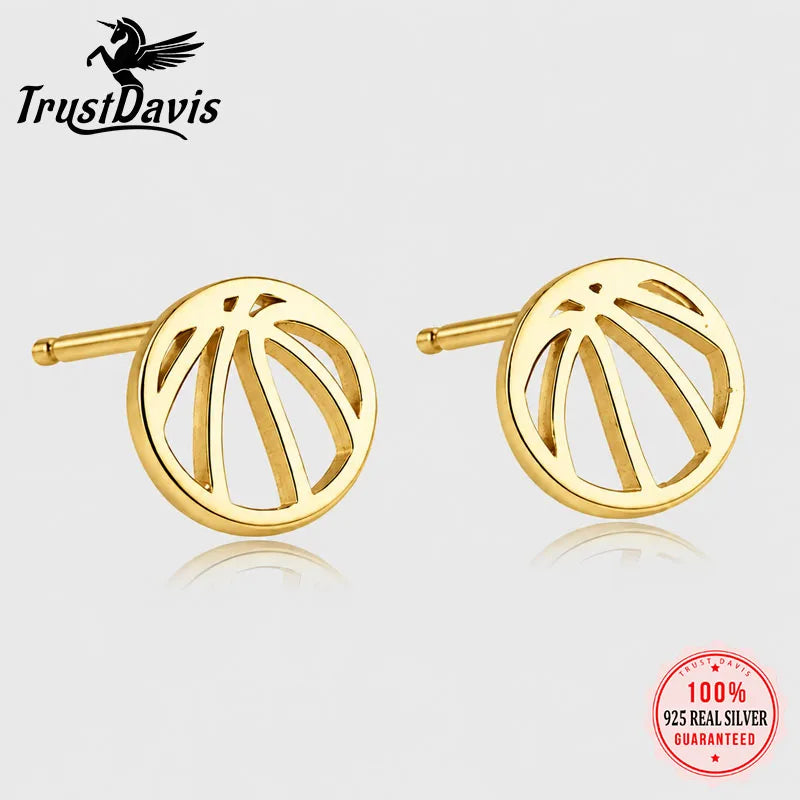 Basketball Openwork Stud Earrings DS4925