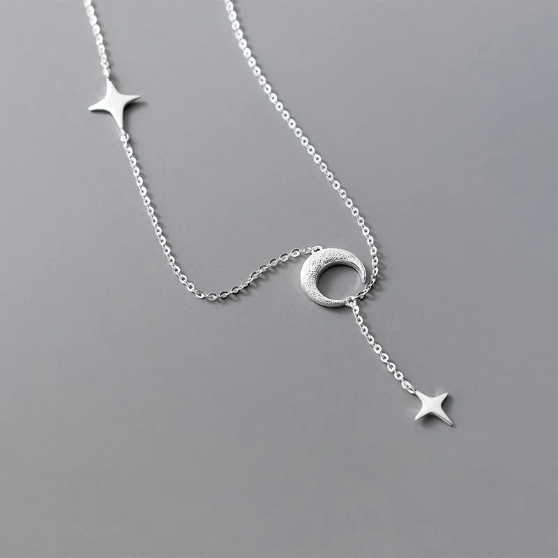 Clavicle Necklace Star Moon Necklace DA3124