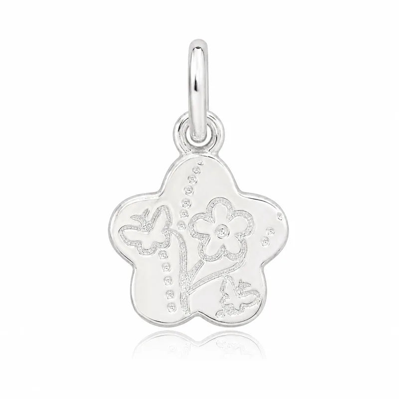 Flower Charm Elegant Butterfly Pendant DZ1944