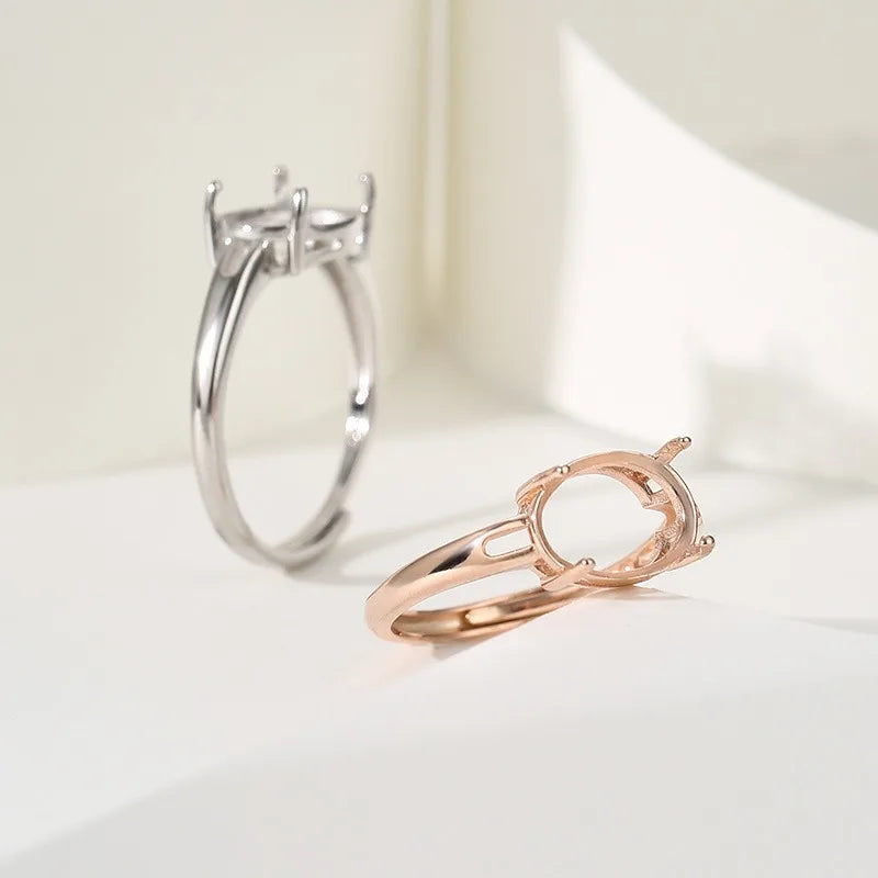 Four claw ring 4 6 8 10 empty bracket handmade DIY accessories DZ1689