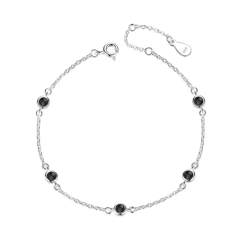 Sweet Round Colour Zircon Bracelet DA2689