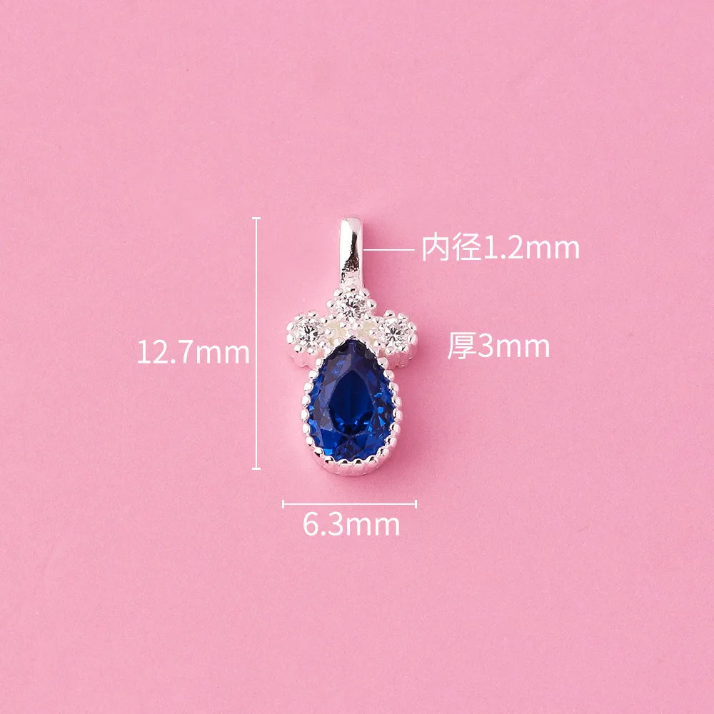 Zircon Water Droplets Charm Pendant DZ1658