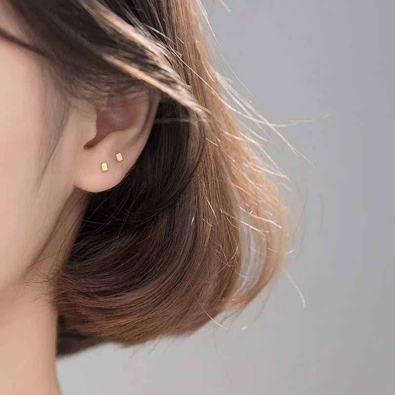 Blocks Stud Earrings DS1278