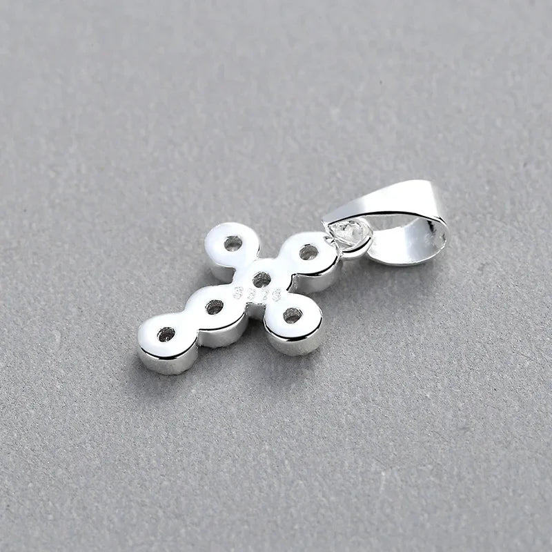 Cross CZ Charm Pendant DIY Accessories Fine Jewelry HY202