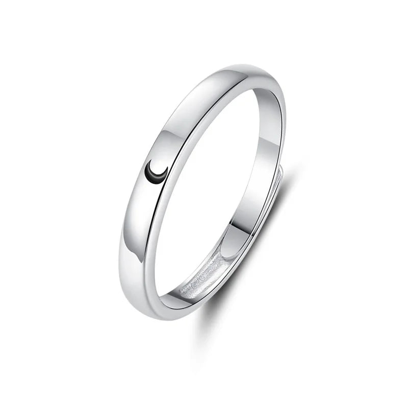 Couple Lovers Moon Sun Ring For Man&Women Wedding Rings DA382