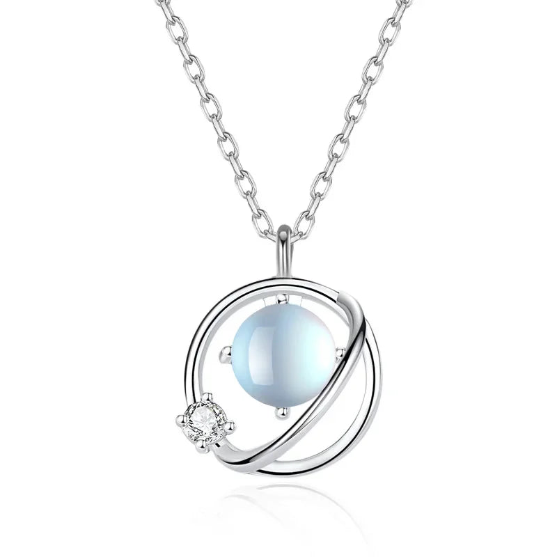 TrustDavis Genuine 100% 925 Sterling Silver Sweet Blue Crystal CZ Open Finger Ring For Women Wedding Silver 925 Jewelry DS1917