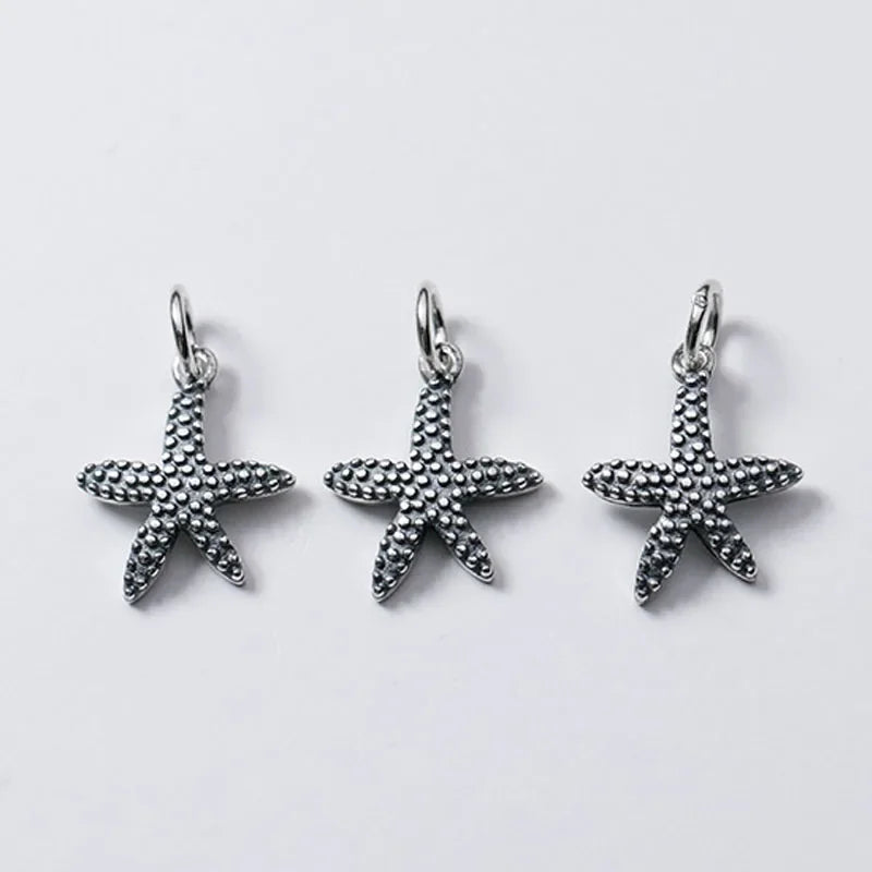 Starfish Charm Pendant DIY Accessories Jewelry DZ274