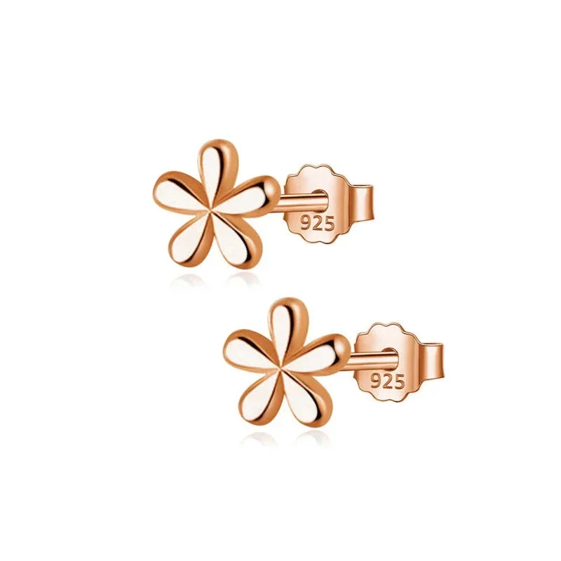Mini Flower Charm Stud Earrings DA1377