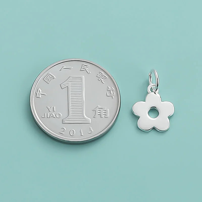 Flower Charm Pendant DIY Accessories Jewelry DZ1070
